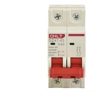 Disjoncteur CC 2 pôles 500 V pour réseaux solaires PV de type C Trip 10 16 20 32 40 63 A Haute capacité de rupture Boîtier en nylon 6 ka Câblage avant Installation de câblage avant Qualité commerciale