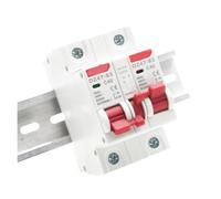 Disjoncteur CC à magnétoscope (MCB) Protection contre les courts-circuits/surcharges AC MCB Disjoncteur de verrouillage à conversion manuelle à double puissance(1P-1P,16A)