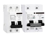 Disjoncteur CC/CA 400 V 100 A 125 A MCB 15 A 30 A 40 A 60 A DZ47X magnéto-thermique for panneau solaire et batterie(60A)