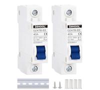 Disjoncteur CC dz47 1P 40 A 12 V 24 V 36 V 48 V CC MCB Protection contre les courts-circuits Interrupteur de déconnexion Isolateur pour panneau solaire UPS Onduleur Photovoltaïque PV