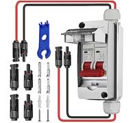 Disjoncteur CC IP65 pour Installation PV, 32 A 500 V DC, Étanche, Photovoltaïque, Module Solaire, Centrale de Balcon
