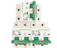 Disjoncteur CC MCB 2P 80 A 100 A 125 A 440 V/500 V Interrupteur de déconnexion for système solaire photovoltaïque thermomagnétique(80A)