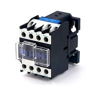 Disjoncteur CJX2-2510.Interrupteur électromagnétique permanent 3 phases 3 pôles argent 24-380V 50/60Hz DIN Rail Relay AC.Protect Protecteurs de fuite à la terre (Color : 380v)