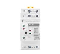 Disjoncteur Commutateur de transfert automatique à double alimentation G2R DIN Rail 2P 4P ATS, commutateurs sélection électriques, sans interruption 25 A 40 63(G2R 2P 63A 220VAC)