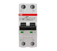 Disjoncteur commutateur DS200 1P + N C 20 A AC 10 kA 30 mA (référence : 2CSR255080R1204)