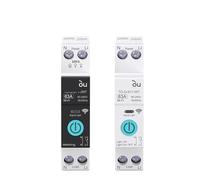 Disjoncteur compteur d'énergie 1P 16A Rail DIN(Black with metering,10A)