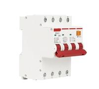 Disjoncteur Courant Miniature AC 2P 230V 4P 400V A Type RCBO RCCB MCB Electronic Residual Current Circuit Breaker Over Short 30mA Leakage Protection