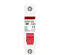 Disjoncteur Courant Miniature Disjoncteur 1P 2P 3P 4P DZ47 3A-125A AC 230V 400V de type C, protection contre les courts-circuits et surcharges, montage sur rail DIN