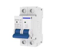 Disjoncteur Courant Miniature Disjoncteur CG 2P MCB 10A 16A 20A 25A 32A 40A 50A 63A DZ47Z 500V/1000V, montage sur rail DIN, sectionneur CC