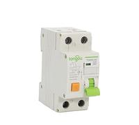 Disjoncteur Courant Résiduel,Contacteur 2P 1P + N 40A 6KA RCBO Disjoncteur De Courant Résiduel Type Électromagnétique Avec Protection Contre Les Fuites Et La Des(40A)