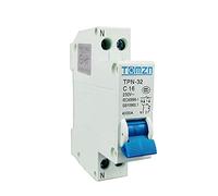 Disjoncteur Courant Résiduel,Contacteur TPN 1P + N Mini Disjoncteur MCB 10A, 16A, 20A, 25A, 32A(TPN 6A)