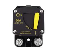 Disjoncteur d'ampli 50A 60A 80A 100A 150A 200A 250A 300A, fusible de réinitialisation 12-48V DC, amplificateur Audio voiture étanche 2022(50a)