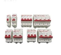 Disjoncteur DC 1000V 1P 2P 3P 4P Mini disjoncteur solaire de surcharge 6A ~ 63A / 80A 100A 125A MCB for système photovoltaïque(25a,DC 4P)