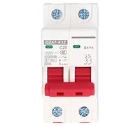 Disjoncteur DC 1000V 20A pour Solaire, DZ47-63Z 2P pour Système Photovoltaïque, Protection Surcharge Montage Rail DIN