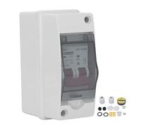 Disjoncteur DC 2P étanche IP65, interrupteur d'isolateur Miniature DC pour système solaire photovoltaïque 1000V 10A