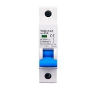 Disjoncteur DC 6KA 1P 500V 3A 6A 10A 16A 20A 25A 32A 40A 50A 63A connexion Y