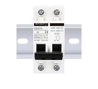 Disjoncteur DC/AC 400V 15A 30A 40A 60A, interrupteur d'air à 2 pôles 100A 120A for batterie solaire domestique(2P-15A)