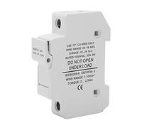 Disjoncteur DC, Boîte à Fusibles PV DC Ignifuge Support de Base de Rail de Guidage en PVC 32A pour Système Solaire