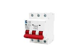 Disjoncteur,DC Circuit Breaker Disjoncteur Électrique Sur Rail Din DC, 3P, 500V, Interrupteur De Protection Contre Les Surcharges Solaires, 6A/10A/16A/20A/25A/32A/40A/50A/63A(10A)