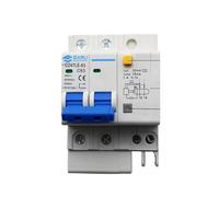 Disjoncteur,DC Circuit Breaker Disjoncteur Miniature Domestique DZ47LE-63, Interrupteur D'air 1P/2P/3P/4P Avec Protection Contre Les Fuites, Porte Principale Triphasée(1P N,20A)