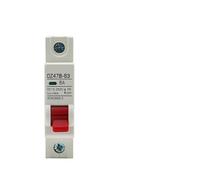 Disjoncteur DC Disjoncteur de batterie de voiture, protecteur de batterie de voiture, DC 12V 24V 48V, DZ47 DC, protection contre la rotation des pôles positifs et négatifs, isolateur de commutateur(1P