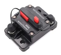 disjoncteur DC, Disjoncteur miniature CC, fusible de réinitialisation, étanche IP67, noir, 30 A-300 A, for bateau et voiture(300A)