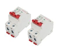 Disjoncteur DC,Disjoncteur miniature,Interrupteur pneumatique de protection 2P,Interrupteur pneumatique pour système PV,Disjoncteur pour montage sur rail DIN,Disjoncteur électrique