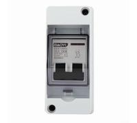 Disjoncteur DC et boîte de jonction combinaison pour cellules solaires photovoltaïques, conception étanche IP65 (DC400V-25A)