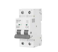 Disjoncteur DC MCB 80A 100A 125A 6KA 2p 500VDC Mini disjoncteur Din Rail Gym9-125(100a)