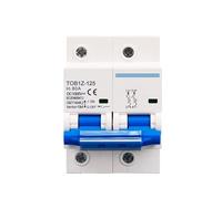 Disjoncteur DC miniature Disjoncteur 2P DC 1000V MCB 125A 100A 80A for système PV Courbe C Interrupteur principal de batterie(125A)