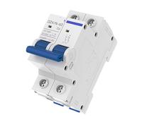 Disjoncteur DC miniature Disjoncteur DZ47N 1P/2P 6A 10A 16A 20A 25A 32A 40A 50A 63A 120/240V MCB Montage sur rail DIN Interrupteur de déconnexion CA(2P 1pcs,50A)