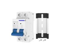 Disjoncteur DC miniature Disjoncteur miniature CC bipolaire 10 A, 16 A, 20 A, 25 A, 32 A, 40 A, 50 A, 63 A, 500 V, à déclenchement magnéto-thermique, montage sur rail DIN(10A)