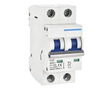Disjoncteur DC miniature Disjoncteur solaire NBL7-63 2P PV DIN Rail DC 1000 V 25 A 32 A 63 A 6 kA Mini disjoncteur for photovoltaïque(2P600VDC,32A)