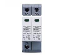 Disjoncteur DC SPD 2P 600V 800V 1000V 20KA ~ 40ka Rail DIN Dispositif de Protection de l'alimentation extérieure solaire Protection contre les surtensions Interrupteur automatique (Size : DC 800V)