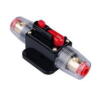 Disjoncteur de 125A Porte-fusible en ligne de 125A Bloc d'inverseur 12V-24V CC à réarmement manuel pour la protection du système audio solaire pour voiture automobile marine bateau et système solaire
