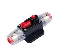 Disjoncteur de 40A Porte-fusible en ligne de 40A Bloc d'inverseur 12V-24V CC à réarmement manuel pour la protection du système audio solaire pour voiture automobile marine bateau et système solaire