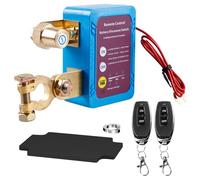 Disjoncteur de batterie de voiture sans fil 12 V 240 A - Interrupteur d'arrêt automatique - Avec 2 télécommandes, relais de coupure pour camping-car, camion, bateau