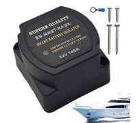 Disjoncteur de Batterie Intelligent 12V,Relais de Charge Automatique | Contrôleur Stabilisateur Sécurité Protection pour Automobile Caravane Remorque Yacht Véhicule Auxiliaire
