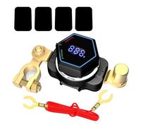 Disjoncteur de batterie numérique, interrupteur principal de batterie à affichage LED, kit marche/arrêt adapté aux camping-cars, camions, yachts et navires