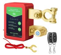 Disjoncteur de batterie télécommandé sans fil - 12 V - 240 A - Interrupteur d'arrêt automatique - Coupe circuit batterie pour voiture, camping-car, ATV, camion, bateau (Non affichage LED)