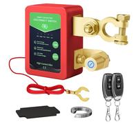 Disjoncteur de Batterie Télécommandé Sans Fil, Coupe Circuit Batterie 12V Télécommande, 240 A Interrupteur D'arrêt Automatique pour 12V Voiture Camping Car ATV Camion Bateau
