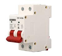 Disjoncteur de circuit miniature DC, disjoncteur 2P 32A 500V pour les systèmes solaires PV Systems Marine Power et Panneaux électriques CC (50A)