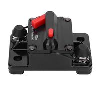 Disjoncteur de circuit réinitialisation du support de fusibles interrupteur étanche en cuivre Installation de panneau universel rouge DC12-42V (100A)