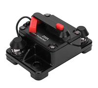 Disjoncteur de circuit réinitialisation du support de fusibles interrupteur étanche en cuivre Installation de panneau universel rouge DC12-42V (250a)