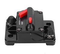 Disjoncteur de circuit réinitialisation du support de fusibles interrupteur étanche en cuivre Installation de panneau universel rouge DC12-42V (200A)