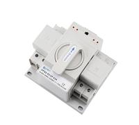 Disjoncteur de commutateur de transfert automatique, monophasé ATS, double puissance, 220V 400V AC 63A 2P, MCB Din Rail, alimentation ininterrompue, 1 pièce