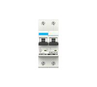 Disjoncteur de courant miniature, Mini-disjoncteur MCB 230 V CA type C 16 A-63 A 2P, protection contre les surcharges, les courts-circuits et les fuites, interrupteur principal sur rail DIN(20a)