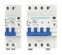 Disjoncteur de courant NB2LE-80ZT avec protection contre les surintensités électronique 1P+N 3P+N 30MA 100MA(1PN-100ma,10A)