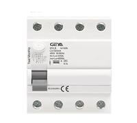 Disjoncteur de courant résiduel électromagnétique RCD Type A ELCB 3P + N 40A 63A détecte le cc pulsé(30mA,4P 40A)
