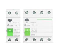 Disjoncteur de courant résiduel RCD RCCB Type B, 1 pièce, fuite de terre, Evse 2P 4P AC 40a 63a 30ma 100ma 300ma 10KA Rail Din 230V(40A,2 Pole 300 mA)